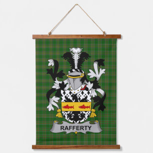 Tapisserie Suspendue Blason de famille irlandais Rafferty ou O_Rafferty