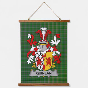 Tapisserie Suspendue Blason de famille Quinlan ou O_Quinlevan irlandais