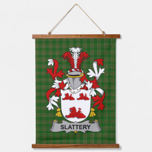 Tapisserie Suspendue Blason de famille Slattery ou O_Slattery Irlandais