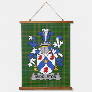 Tapisserie Suspendue Blason de la famille Middleton irlandais