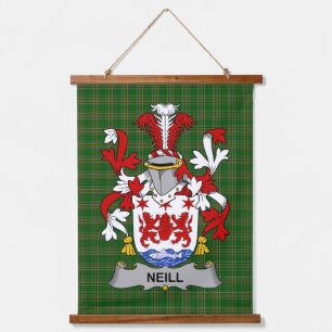 Tapisserie Suspendue Blason de la famille Neill ou O'Neill irlandais