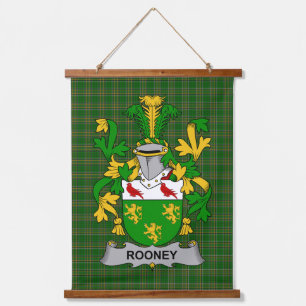 Tapisserie Suspendue Blason de la famille Rooney irlandais ou O_Rooney
