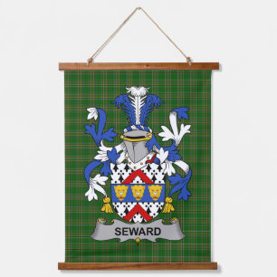Tapisserie Suspendue Blason de la famille Seward irlandais