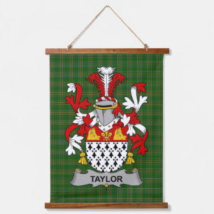 Tapisserie Suspendue Blason de la famille Taylor irlandais