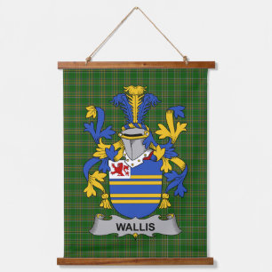 Tapisserie Suspendue Blason de la famille Wallis irlandaise