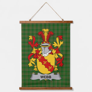 Tapisserie Suspendue Blason de la famille Webb irlandais