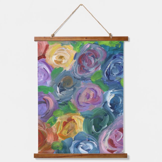 Tapisserie Suspendue Bloomish wall hanging (Recto)