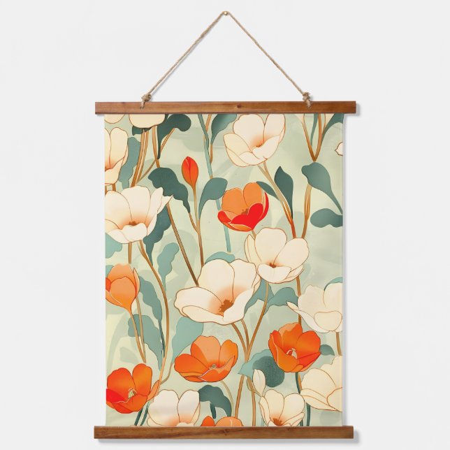Tapisserie Suspendue Blossom vintage (Recto)