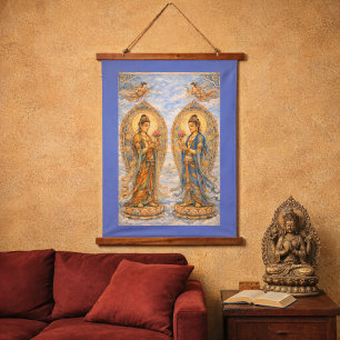 Tapisserie Suspendue Bodhisattvas bouddhistes Ère de la Route de la soi