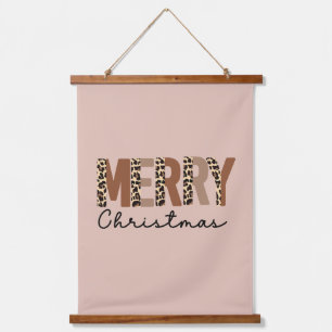 Tapisserie Suspendue Boho en mode "Joyeux Noël"