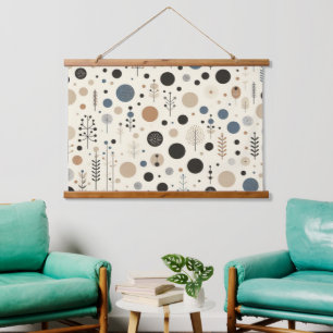 Tapisserie Suspendue Bois Abstrait