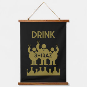 Tapisserie Suspendue Boissons de vins de Shiraz
