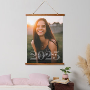 Tapisserie Suspendue Bold Elegance 2024 Graduation Photo Faire-part