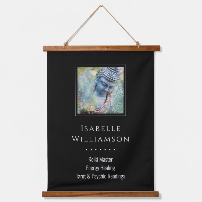 Tapisserie Suspendue Bouddha Zen Reiki Méditation Yoga Sacré Spirituel (Recto)