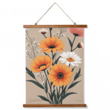 Bouquet de fleurs sauvages botanique floral modern