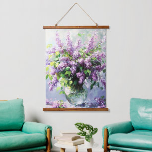 Tapisserie Suspendue Bouquet de lilas en fleurs de lavande