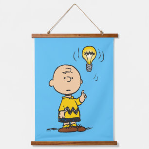 Tapisserie Suspendue cacahuètes   L'idée de l'ampoule de Charlie Brown
