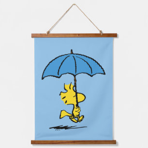 Tapisserie Suspendue cacahuètes   Parapluie bleu Woodstock