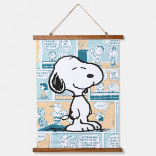 Tapisserie Suspendue cacahuètes   Snoopy Comic Motif