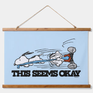 Tapisserie Suspendue cacahuètes   Snoopy & Linus