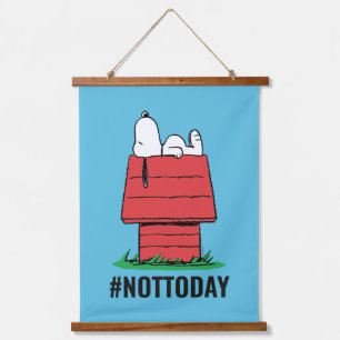 Tapisserie Suspendue cacahuètes   Snoopy Napping