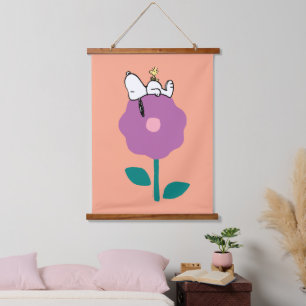 Tapisserie Suspendue cacahuètes   Snoopy & Woodstock Flower Whististle