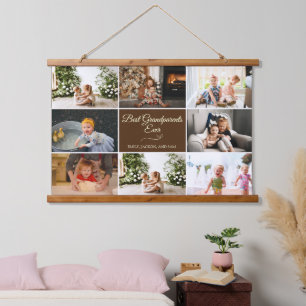 Tapisserie Suspendue Cadeau 8 photo Meilleurs grands-parents jamais