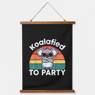 Tapisserie Suspendue Cadeau de conception de koala drôle Koalafied mign