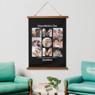 Tapisserie Suspendue Cadeau personnalisé pour maman mère Fête 9 Photo C