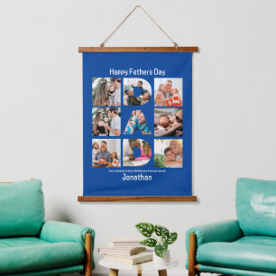 Tapisserie Suspendue Cadeau personnalisé pour papa Fête des pères 9 Pho