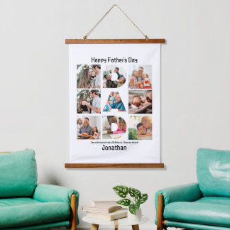 Tapisserie Suspendue Cadeau personnalisé pour papa Fête des pères 9 Pho