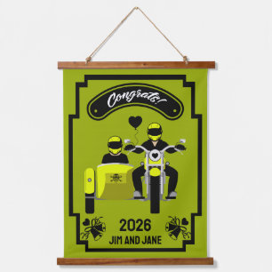Tapisserie Suspendue Cadeaux De Mariage De Moto Pour Couple