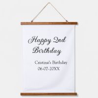 calligraphie simple minimum heureux 2e anniversair
