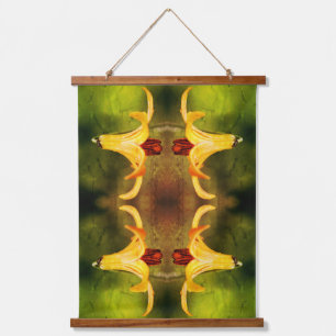 Tapisserie Suspendue Canada Lily Et Firefly Abstraits