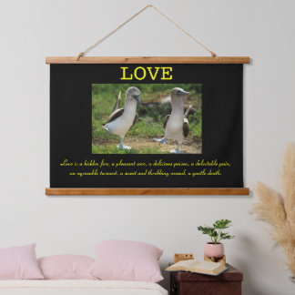 Tapisserie Suspendue Canards pieds bleus amoureux
