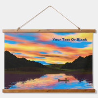 Canot Sur Sunset Lake
