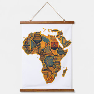 Tapisserie Suspendue Carte africaine
