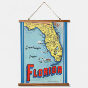 Tapisserie Suspendue Carte postale Floride