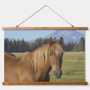 Tapisserie Suspendue Cascade Range Chestnut Horse