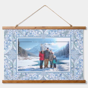 Tapisserie Suspendue Céramique Lace Bleu clair
