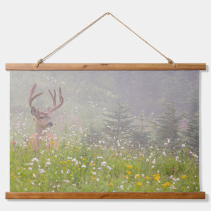 Tapisserie Suspendue Cerf Buck   Parc national du mont Rainier