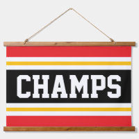 CHAMPS amusant Rouge clair Noir Jaune Blancs