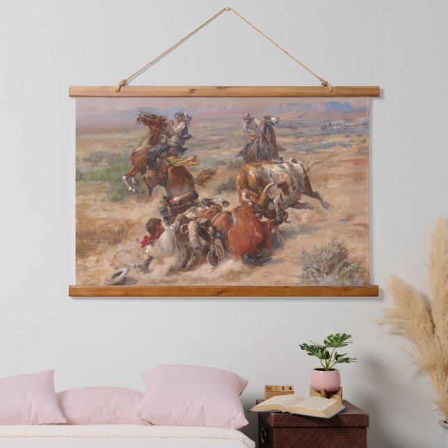 Tapisserie Suspendue Charles M. Russell La Vie Forte (Chambre à coucher)