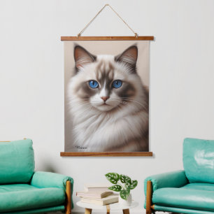 Tapisserie Suspendue Charmant Ragdoll Chat Art Pet Lover