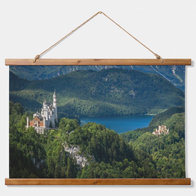 Tapisserie Suspendue Château de Neuschwanstein, Schwangau, Allemagne (Devant)