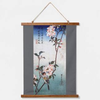 Tapisserie Suspendue Cherry Blossom Tree with Swallow, Hiroshige
