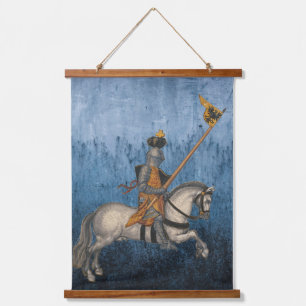 Tapisserie Suspendue Chevalier allemand vintage à cheval