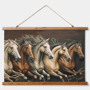 Tapisserie Suspendue Chevaux en marche