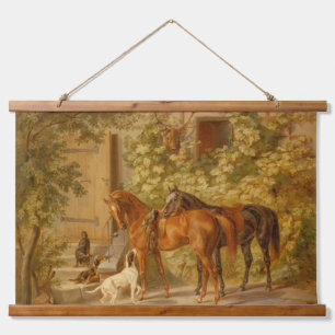 Tapisserie Suspendue Chevaux vintages au Porch Albrecht Adam