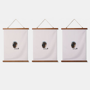 Tapisserie Suspendue Chocolat mignon Labrador Chien - Bailey   Cadeau p